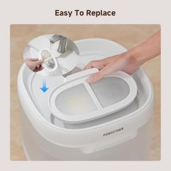 Usor de inlocuit cu Set 3 bucăți Filtre de rezervă FTE P34 pentru fântână smart Pawgether