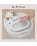 Usor de inlocuit cu Set 3 bucăți Filtre de rezervă FTE P34 pentru fântână smart Pawgether