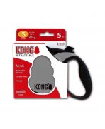 Siguranță KONG cu Lesă retractabilă KONG Terrain Small 5m Gri pentru câini până la 20kg