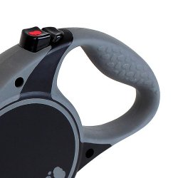 Sistem de franare intuitiv KONG cu Lesă retractabilă KONG Terrain Small 5m Gri pentru câini până la 20kg