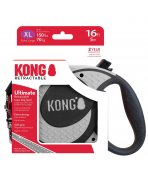 Forță KONG cu Lesă retractabilă ultra rezistentă KONG Ultimate XL 5m Gri pentru câini până la 70kg