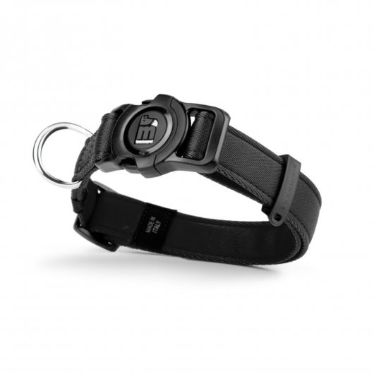 Tehnologie NFC cu Zgardă inteligentă MyFamily Memopet Small 26-37 cm Neagră pentru câini