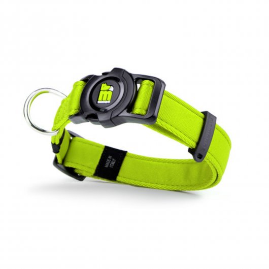 Tehnologie NFC cu Zgardă inteligentă MyFamily Memopet Medium 35-53 cm Verde pentru câini