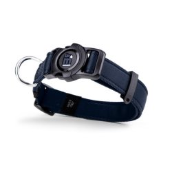 Tehnologie NFC cu Zgardă inteligentă MyFamily Memopet Large 44-68 cm Albastru Închis pentru câini