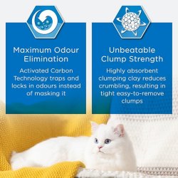 Tehnologie cu prospetime activa in Nisip litieră Ever Clean Extra Strong Clumping Parfumat 6L pentru pisici