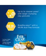 Sistem avansat fara praf cu Nisip litieră Ever Clean Litterfree Paws 6L pentru pisici cu blană lungă și pui