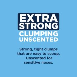 Sanatate maxima cu Nisip litieră Ever Clean Extra Strong Clumping Unscented 6L pentru pisici sensibile