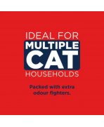 Control extrem al mirosurilor cu Nisip litieră Ever Clean Multiple Cat Parfumat 10L pentru case cu mai multe pisici