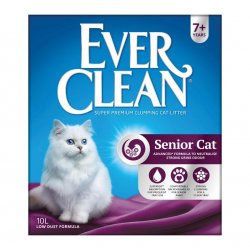 Nisip litieră Ever Clean Senior Cat Parfumat 10L pentru pisici senioare