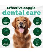 Infografic beneficii gel dentar TropiClean Fresh Breath Peanut Butter 59ml