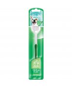 Periuță de dinți cu triplu flex TropiClean Fresh Breath Triple Flex pentru câini de talie mică