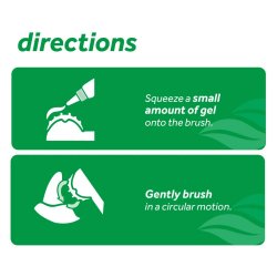 Infografic instrucțiuni de utilizare și direcții periaj kit complet TropiClean Oral Care pentru câini de talie mică