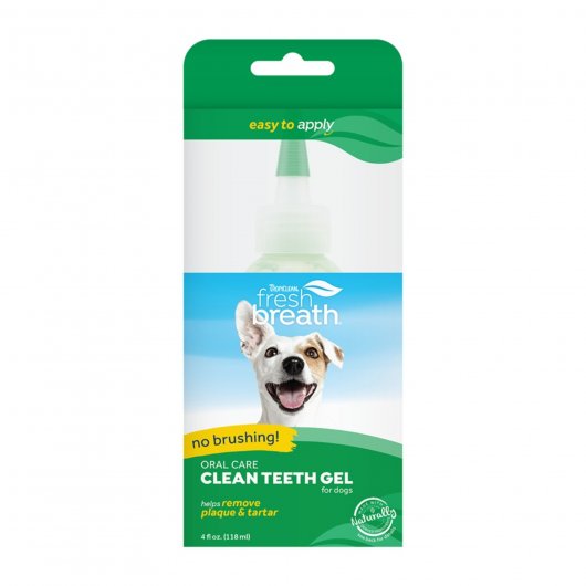 Gel dentar TropiClean Fresh Breath Clean Teeth 118ml fără periaj pentru câini