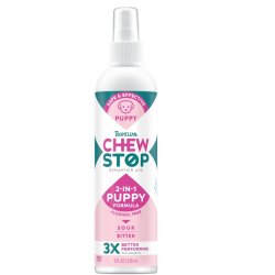 Spray împotriva rosului TropiClean Chew Stop Puppy 236ml pentru căței juniori