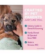 Infografic istoric și certificări de calitate brand TropiClean Made in USA