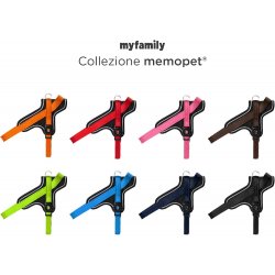 Gamă de culori hamuri smart MyFamily Memopet mărimea S pentru câini