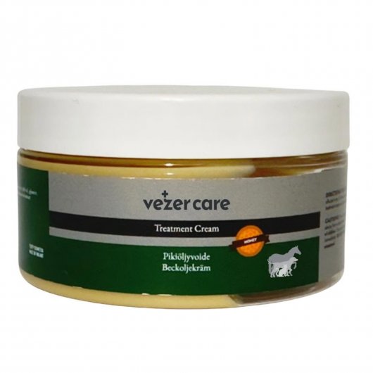 Crema tratament pentru ingrijirea pielii animalelor Vezer Care 100ml cu miere si rasina